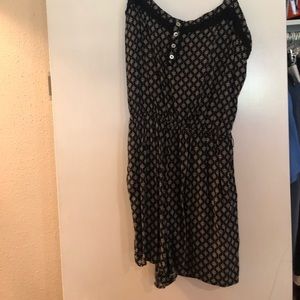 Black and white romper